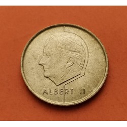 BELGICA 5 FRANCOS 1998 ALBERT II ROI BELGIQUE KM.189 MONEDA DE LATON EBC- Belgium PRE-EURO COIN