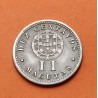 ANGOLA 2 MACUTAS 1928 DAMA KM.67 MONEDA DE NICKEL EBC- República Portuguesa Portugal 10 Centavos II Macutas R/2