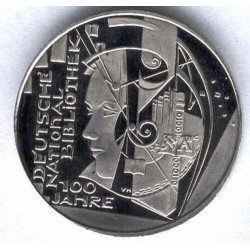 ALEMANIA 10 EUROS 2012 Ceca D BLIBLIOTECA NACIONAL Y AGUILA 10 EUROS