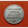 @RARA@ Reina ISABEL II modulo 2 REALES 1833 MEDALLA DE PROCLAMACION EN MADRID PLATA