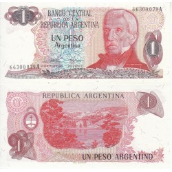 ARGENTINA 1 PESO ARGENTINO 1983 GENERAL SAN MARTIN Pick 311 BILLETE SC UNC BANKNOTE