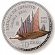 . @COLORES@ ESPAÑA 10 EUROS 2021 GALERA REAL BATALLA DE LEPANTO 450 Aniversario MONEDA DE PLATA ESTUCHE FNMT