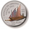 . @COLORES@ ESPAÑA 10 EUROS 2021 GALERA REAL BATALLA DE LEPANTO 450 Aniversario MONEDA DE PLATA ESTUCHE FNMT