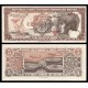 BRASIL 5 CRUZEIROS 1962 PESCADOR EN BARCA Serie 107 Color MARRON Firma 10 Pick 166B BILLETE SC Brazil UNC BANKNOTE