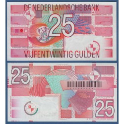 @RARO@ HOLANDA 25 GULDEN 1989 PIROTECNIA y FORMAS GEOMETRICAS Serie ...1406 Pick 100 BILLETE SC The Netherlands UNC BANKNOTE