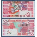 @RARO@ HOLANDA 25 GULDEN 1989 PIROTECNIA y FORMAS GEOMETRICAS Serie ...1406 Pick 100 BILLETE SC The Netherlands UNC BANKNOTE