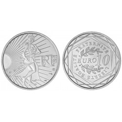 FRANCIA 10 EUROS 2009 LA SEMBRADORA SEMEUSE KM.1675 MONEDA DE PLATA SC France 10 Euro silver coin