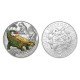 4ª moneda AUSTRIA 3 EUROS 2020 Serie DINOSAURIOS - ANKYLOSAURUS NICKEL SC COLORES SE ILUMINA EN LA NOCHE Österreich