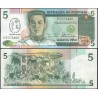 FILIPINAS 5 PISO 1987 EMILIO AGUINALDO RESELLO - BANCO NACIONAL CONMEMORATIVO Pick 176A BILLETE SC Philippines UNC BANKNOTE