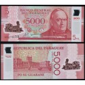 PARAGUAY 5000 GUARANIES 2011 FERROCARRIL y CARLOS ANTONIO LOPEZ Pick 224 BILLETE DE PLASTICO SC Polymer UNC BANKNOTE