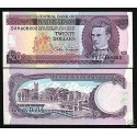 @RARO@ BARBADOS 20 DOLARES 1993 SAMUEL JACKMAN Serie D...4467 Pick 44 BILLETE SC $20 Dollars UNC BANKNOTE