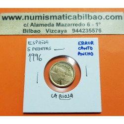 . ESPAÑA 100 PESETAS 1995 M ERROR CANTO ANCHO SC JUAN CARLOS I