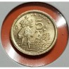 @ERROR CANTO ANCHO@ ESPAÑA 5 PESETAS 1996 LA RIOJA REY JUAN CARLOS I MONEDA SIN CIRCULAR LATON SC VARIANTE CATALOGADA