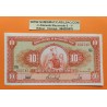PERU 10 SOLES DE ORO 1967 ALEGORIA y ESCUDO Pick 112 BILLETE EBC @DOBLEZ@ BANKNOTE