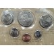 6 monedas x MALASIA 1+5+10+20+50 SEN 1973/1976 + 1 RINGGIT 1972 ANIVERSARIO NICKEL COBRE Malaysia coin set Malaya