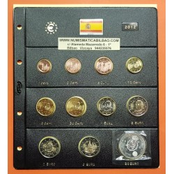 ESPAÑA MONEDAS EURO 2012 SC 1+2+5+10+20+50 Centimos 1+2 EUROS + 2€ ANIVERSARIO + 2€ BURGOS + 30 EUROS PLATA