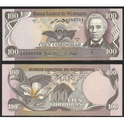 NICARAGUA 100 CORDOBAS 1979 JOSE DOLORES ESTRADA Pick 137 BILLETE SC @ESCASO@ UNC BANKNOTE