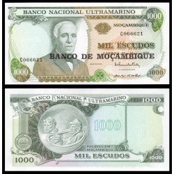 MOZAMBIQUE 1000 ESCUDOS 1972 GAGO COUTINHO Pick 119 BILLETE SC @CON TEXTO BANCO DE MOCAMBIQUE@ Portugal