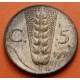 ITALIA 5 CENTESIMI 1930 R ESPIGA DE CEREAL Epoca REY VITTORIO EMANUELE III KM.59 MONEDA DE COBRE EBC Italy 5 Centimos