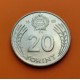 HUNGRIA 20 FORINT 1989 BP PERSONAJE y VALOR KM.630 MONEDA DE NICKEL EBC/SC Hungary
