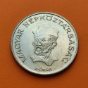 HUNGRIA 20 FORINT 1989 BP PERSONAJE y VALOR KM.630 MONEDA DE NICKEL EBC/SC Hungary