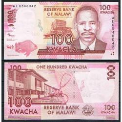 MALAWI 100 KWACHA 2012 JAMES FREDERICK SANGALA Pick 59A BILLETE SC Africa UNC BANKNOTE
