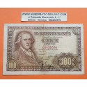 ESPAÑA 100 PESETAS 1948 FRANCISCO BAYEU Serie C 6155536 Pick 137 BILLETE MBC Spain banknote