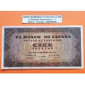 ESPAÑA 100 PESETAS 1938 BURGOS CASA DEL CORDON - RARA Serie A 2539033 Pick 113 BILLETE EBC+ Spain banknote