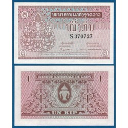 . LAOS 10 KIP 1962 SC Pick 10 LAO REPUBLIC BILLETE