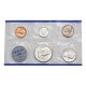 6 monedas x 1961 UNITED STATES US MINT PROOF COIN SET 1+5+10+25 CENTAVOS + 1/2 DOLAR 1961 P PLATA NICKEL COBRE Estados Unidos
