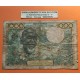 SENEGAL1000 FRANCOS 1970 JEFE TRIBAL Letra K Pick 703.CIRCULADOSENEGAL @RARO@ West African States