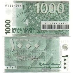 LIBANO 1000 LIBRAS 2008 SIMBOLOS y NUMEROS MATEMATICOS Pick 84B BILLETE SC LEBANON UNC BANKNOTE Livres Pounds