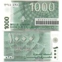 LIBANO 1000 LIBRAS 2008 SIMBOLOS y NUMEROS MATEMATICOS Pick 84B BILLETE SC LEBANON UNC BANKNOTE Livres Pounds