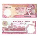 PAKISTAN 100 RUPIAS 1986 JINNAH y PALACIO Pick 41 Firma 15 BILLETE SC UNC BANKNOTE