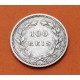 @RARA@ PORTUGAL 100 REIS 1890 REY CARLOS I KM.531 MONEDA DE PLATA MBC+ Reino de Portugal et Algarve