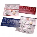 2000 UNITED STATES MINT UNCIRCULATED COIN SET D+P 20 COINS ESTADOS UNIDOS 1+5+10 + 25 CENTAVOS x10 + 1/2 DOLAR + 1 DOLAR