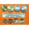 @ESCASAS@ ANDORRA MONEDAS EURO SC 1+2+5+10+20+50 Centimos 1 EURO + 2 EUROS 2014 a 2017 AÑOS MEZCLADOS