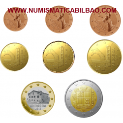 . MONEDAS EUROS SAN MARINO 2002/2010 SIN CIRCULAR 1Ct/2€ EURO