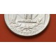 ESTADOS UNIDOS 1/4 DOLAR 1964 D PRESIDENTE GEORGE WASHINGTON KM.164 MONEDA DE PLATA EBC USA silver Quarter Dollar R/3