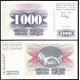 BOSNIA 1000 DINARA 1992 PUENTE ANTIGUO y VALOR Pick 15 BILLETE SC UNC BANKNOTE 1000 DINAR Herzegovina