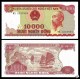 VIETNAM 10000 DONG 1993 HO CHI MIN y BARCOS TRADICIONALES Pick 115A BILLETE SC VIET-NAM UNC BANKNOTE