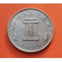 .MALTA 2 LIRA 1989 INDEPENDENCIA PLATA SC- SILVER COIN