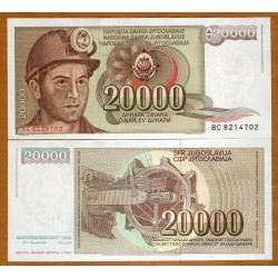 . YUGOSLAVIA 5000 DINARA 1985 TITO Pick 93 SC BILLETE DINAR