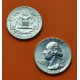 ESTADOS UNIDOS 1/4 DOLAR 1964 P Philadelphia PRESIDENTE GEORGE WASHINGTON KM.164 MONEDA DE PLATA EBC USA silver Quarter R/3