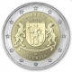 .@ENVIO INMEDIATO@ LITUANIA 2 EUROS 2021 Región de DZUJIKA Escudo y Leones 2ª MONEDA CONMEMORATIVA SC Lietuva