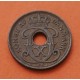 DINAMARCA 1 ORE 1936 X SIGLAS DE L REY CRISTIAN IX KM.826 MONEDA DE BRONCE MBC Denmark coin