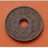 DINAMARCA 1 ORE 1936 X SIGLAS DE L REY CRISTIAN IX KM.826 MONEDA DE BRONCE MBC Denmark coin
