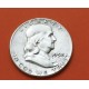 ESTADOS UNIDOS 1/2 DOLAR 1958 P BENJAMIN FRANKLIN KM.163 MONEDA DE PLATA MBC++ Half Dollar silver