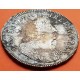 .@RARA@ FRANCIA 1 ECU 1694 Letra M TOULOUSE Rey LOUIS XIV el REY SOL MONEDA DE PLATA KM.298 France & Navarra argent