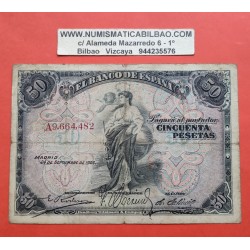 ESPAÑA 100 PESETAS 1906 SEPTIEMBRE 24 SERIE C 1111034 MBC